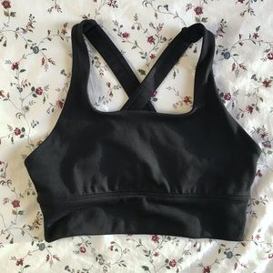 Hollister Gilly Hicks Black Sports Bra, M